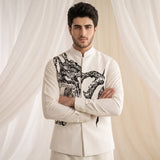 Waist Coat White - 1004