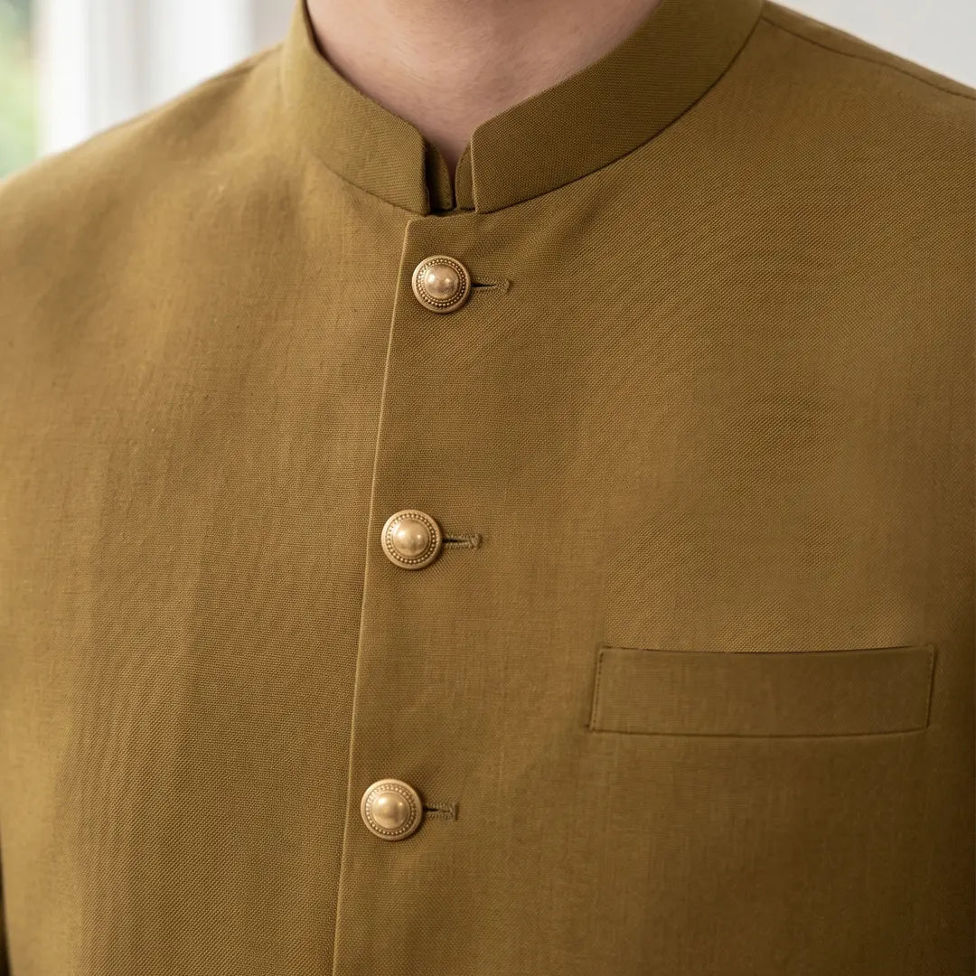 Waist Coat Gold - 1009